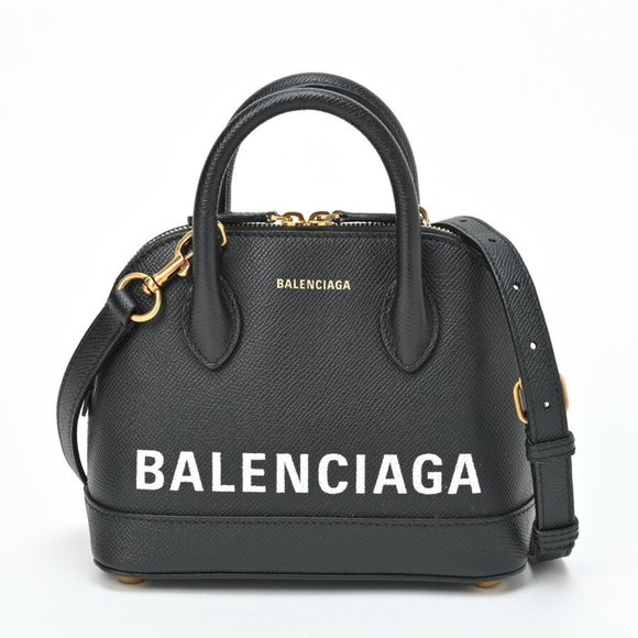 Balenciaga Handbags - BALENCIAGA Ville XXS Handbag 550646 Black